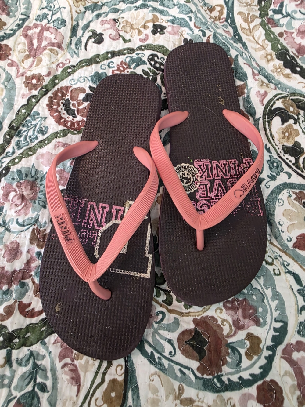 Pink Strap Flip Flops for Women by PINK Victoria's Secret